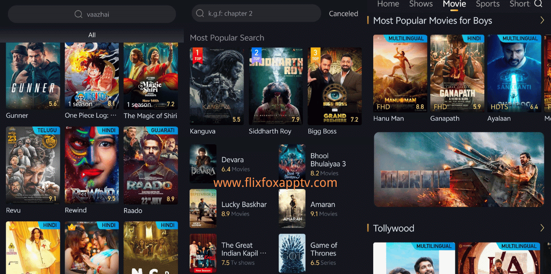 flixfox screenshot